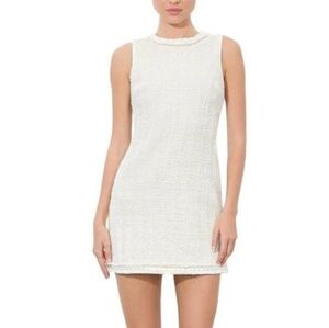 Alice + Olivia Coley Tweed Slim Fit Dress 2️⃣